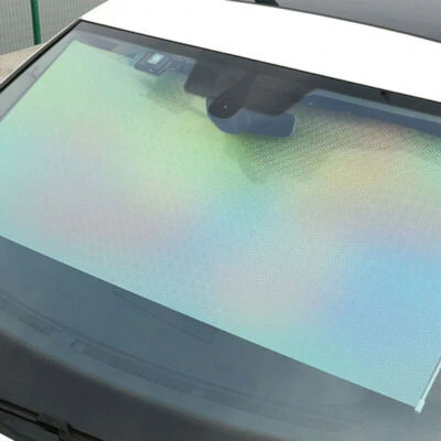 Car Sunshade Visor Cover Automatic Retractable Front Window Windshield Sun Shade - Image 1 of 4