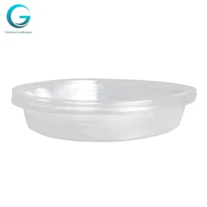 5 Pack 10Inch Durable Plant Saucers Plastic Flower Plant Pots Saucer Drip Trays - Picture 1 of 11