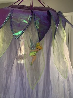 Cama Campanilla Hadas Disney Toldo Color Púrpura Foto 1 de 4