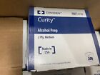 Box of 200 COVIDIEN Curity Alcohol Prep Pads Wipes 5750 Sterile Medium 2-Ply NEW