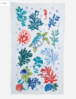Vera Bradley Factory Style Throw Blanket Seascape - Image 1 of 2
