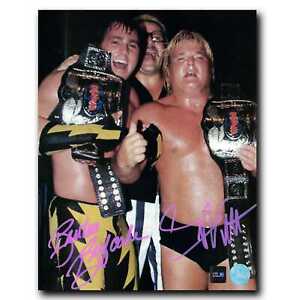 Brutus The Barber Beefcake and Greg Valentine WWE Dual Autographed 8x10 Photo