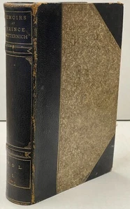 1880 Memoirs of Prince Metternich Volume 1 - Imagen 1 de 13