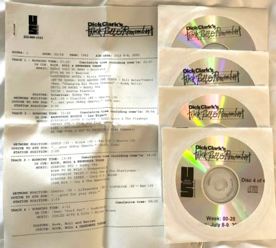 7/8/00 DICK CLARK'S  RR&R BOBBY VEE FEATURE, 8 HITS, 4 BOBBY VEE INTERVIEWS - Image 1 of 4