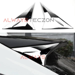 Chrome ABS Rear Trunk Window Spoiler Cover Trim For Toyota Venza 2021-2024 - Picture 1 of 6