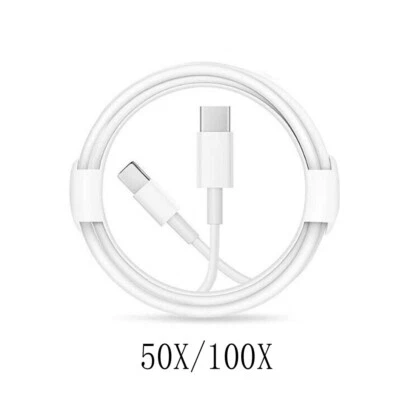 PD Fast Charger USB-C to iPhone Cable For Apple 13 12 11 X 8 7 Pro Max 50/100X - Image 1 of 4