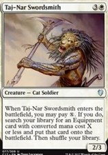 1x Taj-Nar Swordsmith NM, English MTG Commander 2017