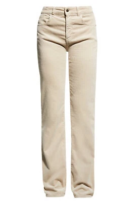Emporio Armani Womens Five Pocket Corduroy Flare Jeans 29 Warm Beige - NWT $295 - Image 1 of 4