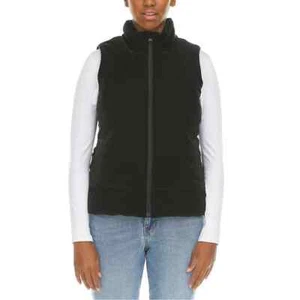 Pacific Trail Neo-Velvet Puffer Vest Black or Cream Women's Sz XS NWT - Picture 1 of 10
