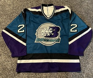 Huntington Blizzard ECHL Hockey Game Issued Jersey 