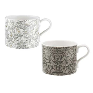 Spode Morris & Co Mugs - Pure Morris Bachelors & Acorn, Set of 2 - Foto 1 di 1