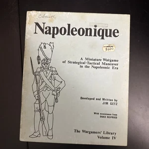 Der Kriegs Wargamers' Library Volume IV Napoleonique, Strategical Getz Seifried - Bild 1 von 5