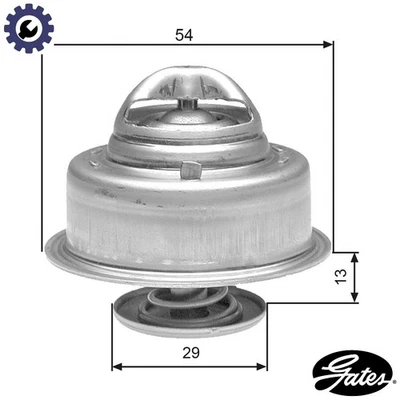 THERMOSTAT COOLANT TH27592G1 FOR VOLVO 760/Rural/Break/Kombi 740/Combi 960 2.0L - Image 1 of 4