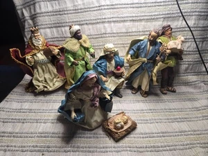 Clothtique von Possible Dreams LTD 1985 Krippe 7 Teile - Bild 1 von 14