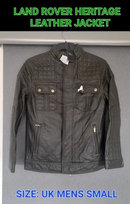 NEW GENUINE LAND RANGE ROVER HERITAGE LEATHER JACKET DEFENDER DISCOVERY SERIES 1 - Image 1 of 4