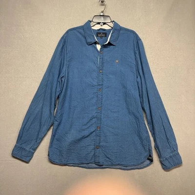 Buffalo David Bitton Mens XXL Long Sleeve Button Up Shirt Casual Dot Print - Image 1 of 4