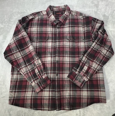 Camisa de franela Wolverine para hombre 4XL algodón pesado manga larga envío gratuito Foto 1 de 4