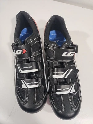 Louis Garneau Ventilator Ergo Air Men's Black Cycling Shoes  - Size 45 US 11.5 - Image 1 of 4