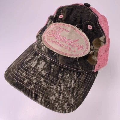 Gorra de béisbol ajustable Tractor Supply Co camuflaje rosa Foto 1 de 4