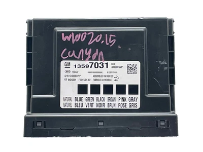 2015 GMC Canyon Body Control BCM Computer LH Kick Panel OEM 13597031 GM 15-2016 - Image 1 of 4