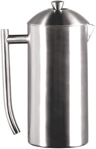 FRIELING DOUBLE WALLED STAINLESS STEEL FRENCH PRESS COFFEE MAKER BRUSHED 36 OZ