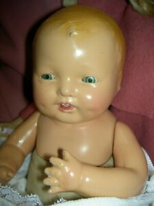 Darling, Effanbee F&B Vintage composition character baby doll~ "BUBBLES"