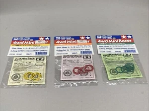 Tamiya 4wd Mini Racer 17-19mm O-Ring Set Rollen rot/grün/gelb 15190 15191 92 - Bild 1 von 2