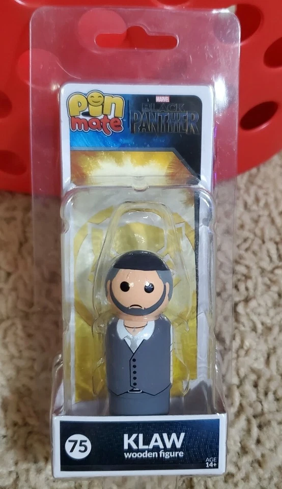 Figura Pin Mate Madera Marvel Black Panther Klaw #75 Foto 1 de 1