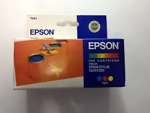 Cartouche 3 couleurs T041 C13T041040 Epson ORIGINALE - Photo 1/2