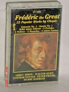 FREDERIC THE GREAT 12 POPULAR WORKS BY CHOPIN 1987 CASSETTE VERY GOOD CONDITION - Picture 1 of 2
