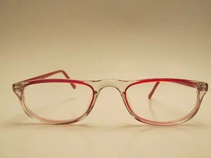 Highland Style 1019 New Era Optical Rare Vintage Red/Crystal Eyeglasses - Picture 1 of 5