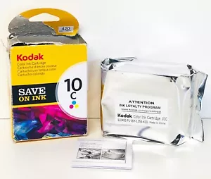 Cartuccia inchiostro Kodak 10C colore 894 6501 scatola danneggiata originale OEM spedizione gratuita - Foto 1 di 3
