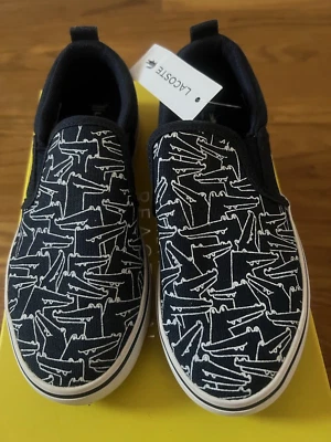 Zapatilla deportiva Lacoste Kids Gazon Ortholite azul marino/blanco talla US 12 niño pequeño Foto 1 de 4