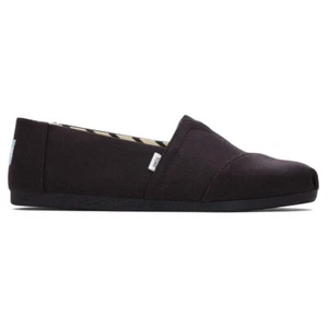 Toms Alpargata Recycled Cotton Canvas Black / Black Mens