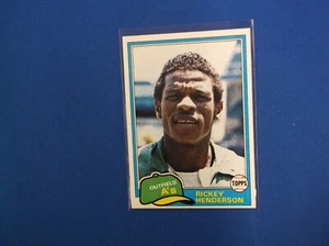1981 Topps Baseball # 261 Rickey Henderson NMT ++ # 10 - Picture 1 of 2