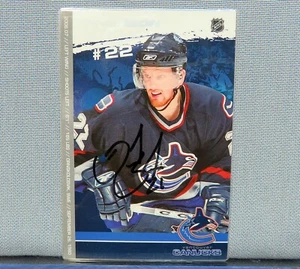 Daniel Sedin 2006 NHL Canucks #22 Hard Signed Autographed Card - Bild 1 von 4