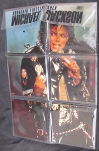 Michael Jackson BAD Souvenir Singles Pack Square 45t 7" PICTURE DISC UK 1988 - Imagen 1 de 3