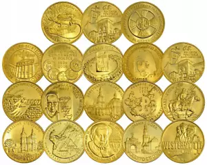 POLONIA JUEGO COMPLETO DE 18 MONEDAS 2 ZLOTE 2009 - CONMEMORATIVO UNC - Imagen 1 de 2