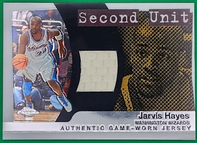 JARVIS HAYES 2005-06 Topps Cromo Juego Usado Camiseta Reliquia #/400 Nets Wizards Foto 1 de 2