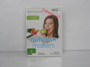Nutrition Matters Nintendo Wii Nuevo y Sellado, Juego 100% PAL (AUS) - Imagen 1 de 4