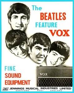 The Beatles Feature Vox - 1964 - Werbemagnet - Bild 1 von 2