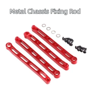 4pcs Set Metal Chassis Mounting Rods RC Car Spare Parts for MN168 MN78 MN82 - Picture 1 of 11