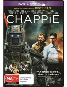 Chappie (DVD, 2015) Hugh Jackman, Sharlto Copley, Sigourney Weaver - Picture 1 of 1