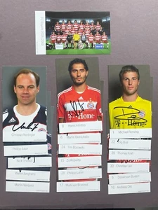 17x Bayern München 2008/09 Konvolut Weltmeister 17 Autogrammkarten 9x15,5 (226) - Imagen 1 de 1