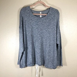 Maglione Cacique Lane Bryant manica lunga pull-on marmorizzato coulisse tg 14/16 1X - Foto 1 di 6