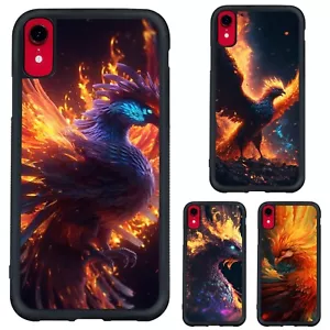 For iPhone SE4 16E 12 13 14 15 16 Pro Max Phoenix flying wings Plastic TPU Cover - Picture 1 of 25