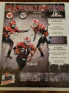 10.11.2007 - Youngstown vs Western Illinois - Offizielles Fußballprogramm (CP14 - Bild 1 von 3