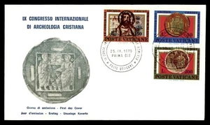 Mayfairstamps Vatican FDC 1975 Congresso Internatl Archeologi Cristiana Combo Fi - Picture 1 of 2
