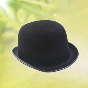 Sombrero Fedora Clásico Unisex de Lana Estructurada para Hombre y Mujer (Negro) Hombre Fieltro Sombrero - Imagen 1 de 11