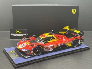 Ferrari 499P AF Corse #50 Le Mans 2024 Winner w/ Display Case 1/18 Looksmart - Picture 1 of 10